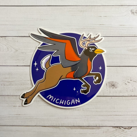 State Griffin: Michigan Vinyl Sticker