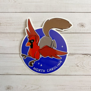 State Griffin: North Carolina Vinyl Sticker