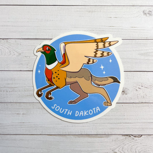 State Griffin: South Dakota Vinyl Sticker