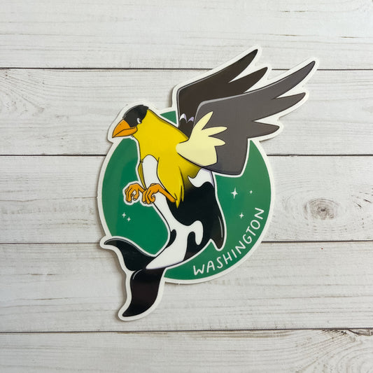 State Griffin: Washington Vinyl Sticker