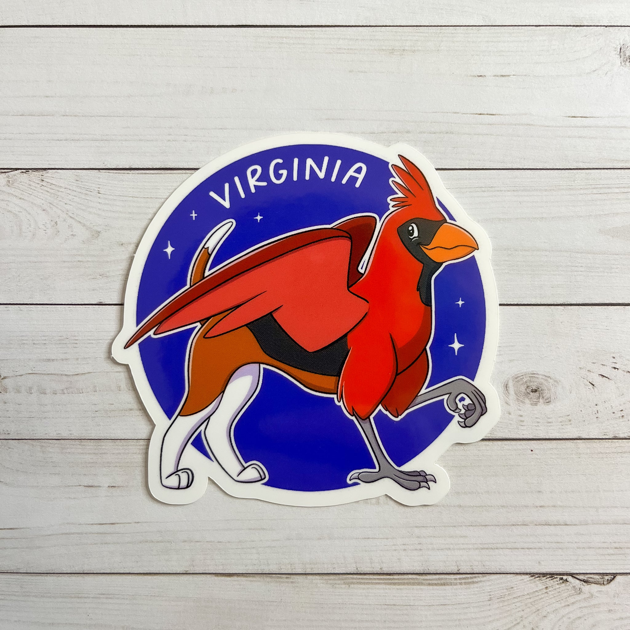 State Griffin: Virginia Vinyl Sticker