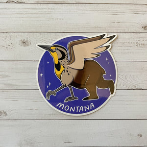 State Griffin: Montana Vinyl Sticker