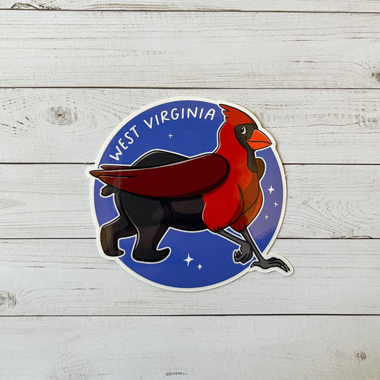 State Griffin: West Virginia Vinyl Sticker