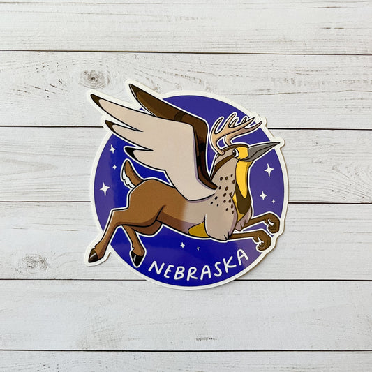 State Griffin: Nebraska Vinyl Sticker