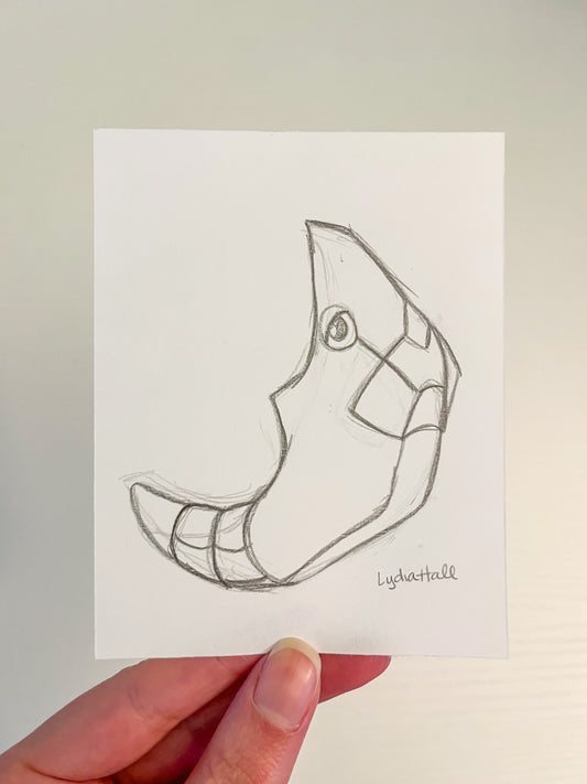 Original Sketchbook Illustration - Metapod