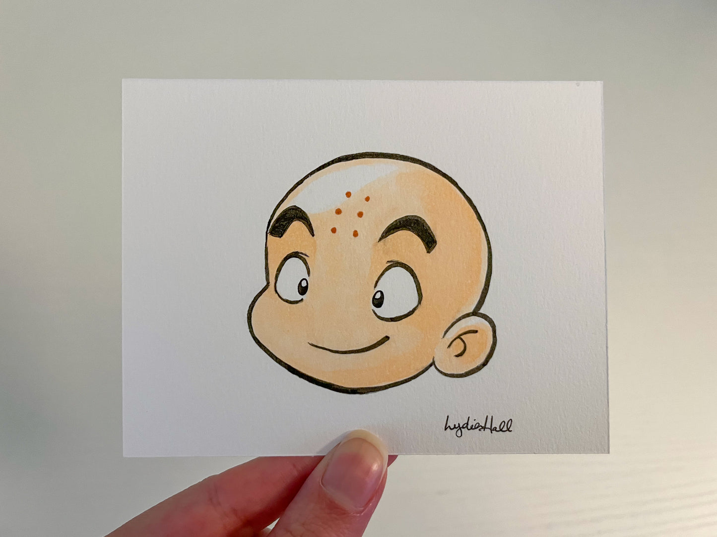 Original Ink Illustrations - Krillin