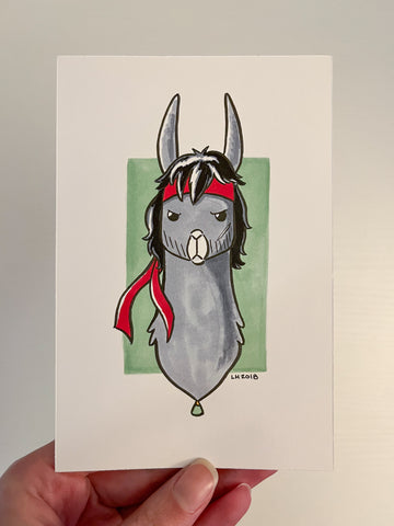 Original Ink Illustration - Llambo