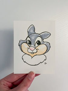 Original Ink Illustration - Thumper