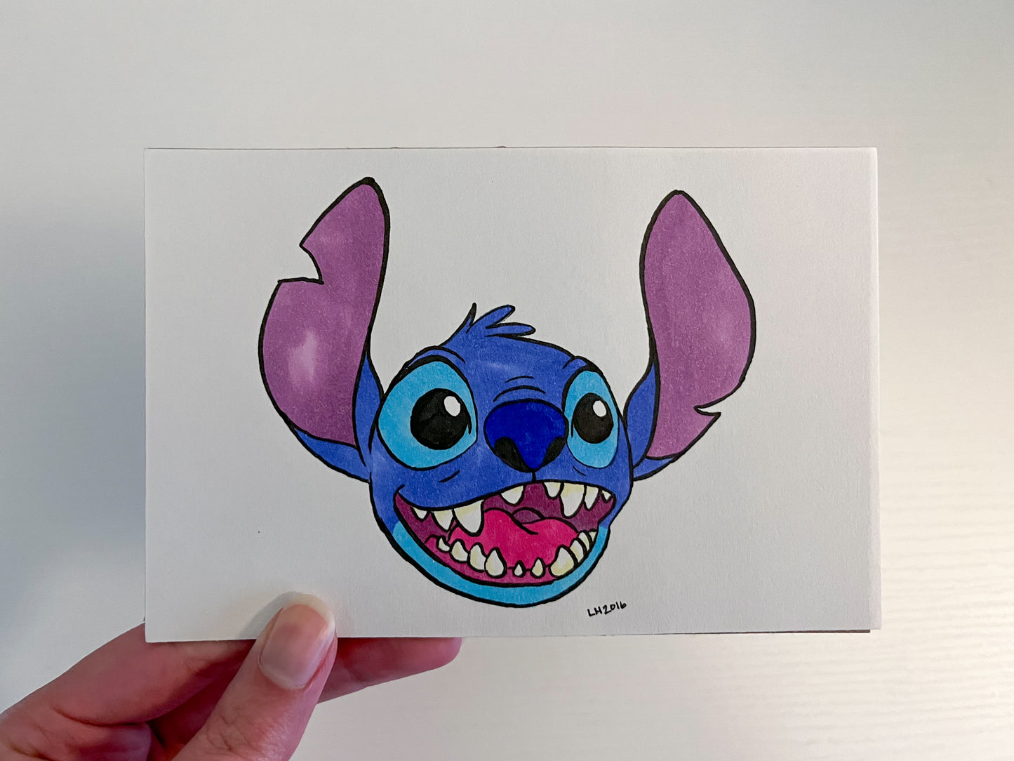 Original Ink Illustration - Stitch