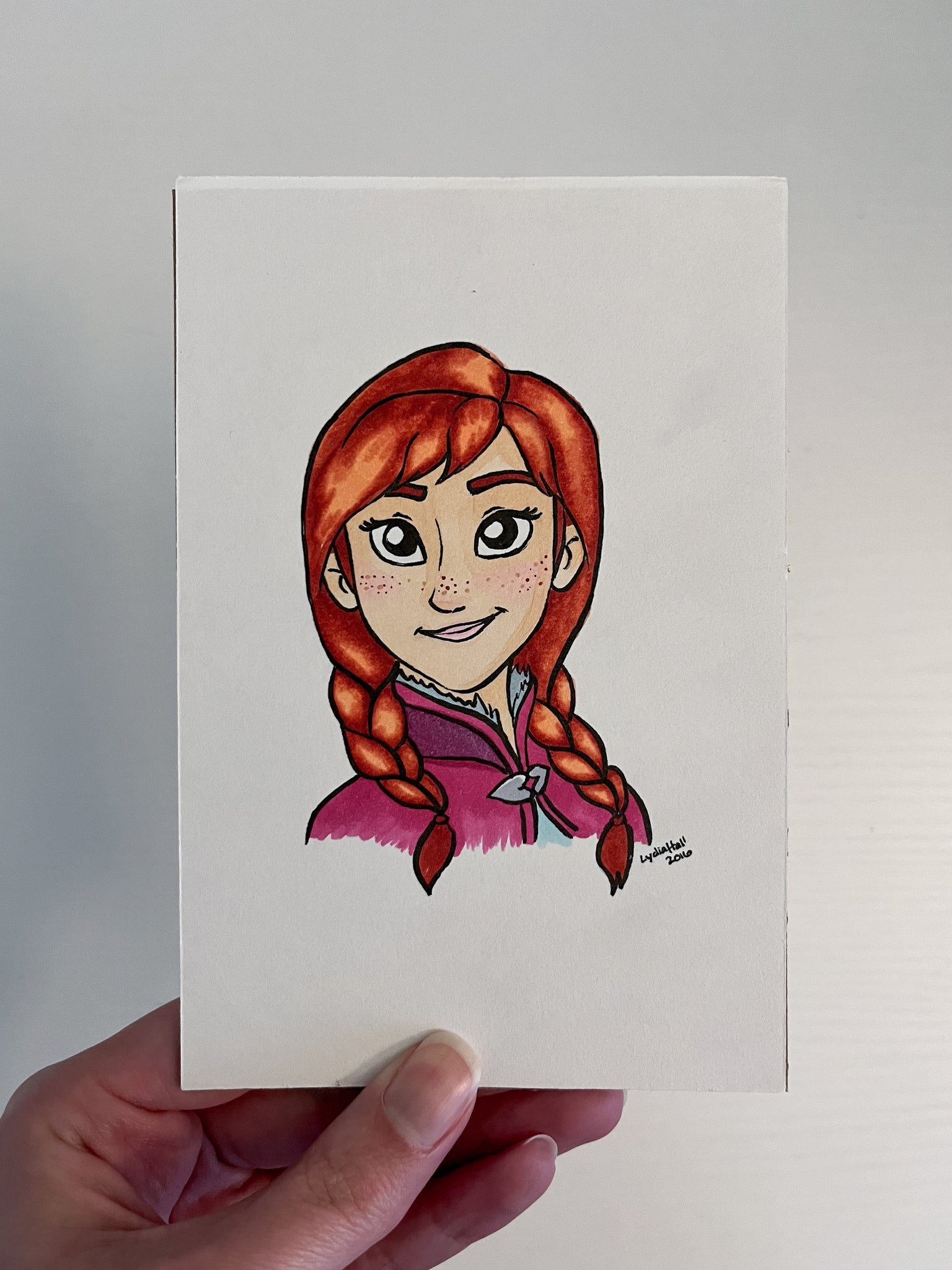 Original Ink Illustration - Anna