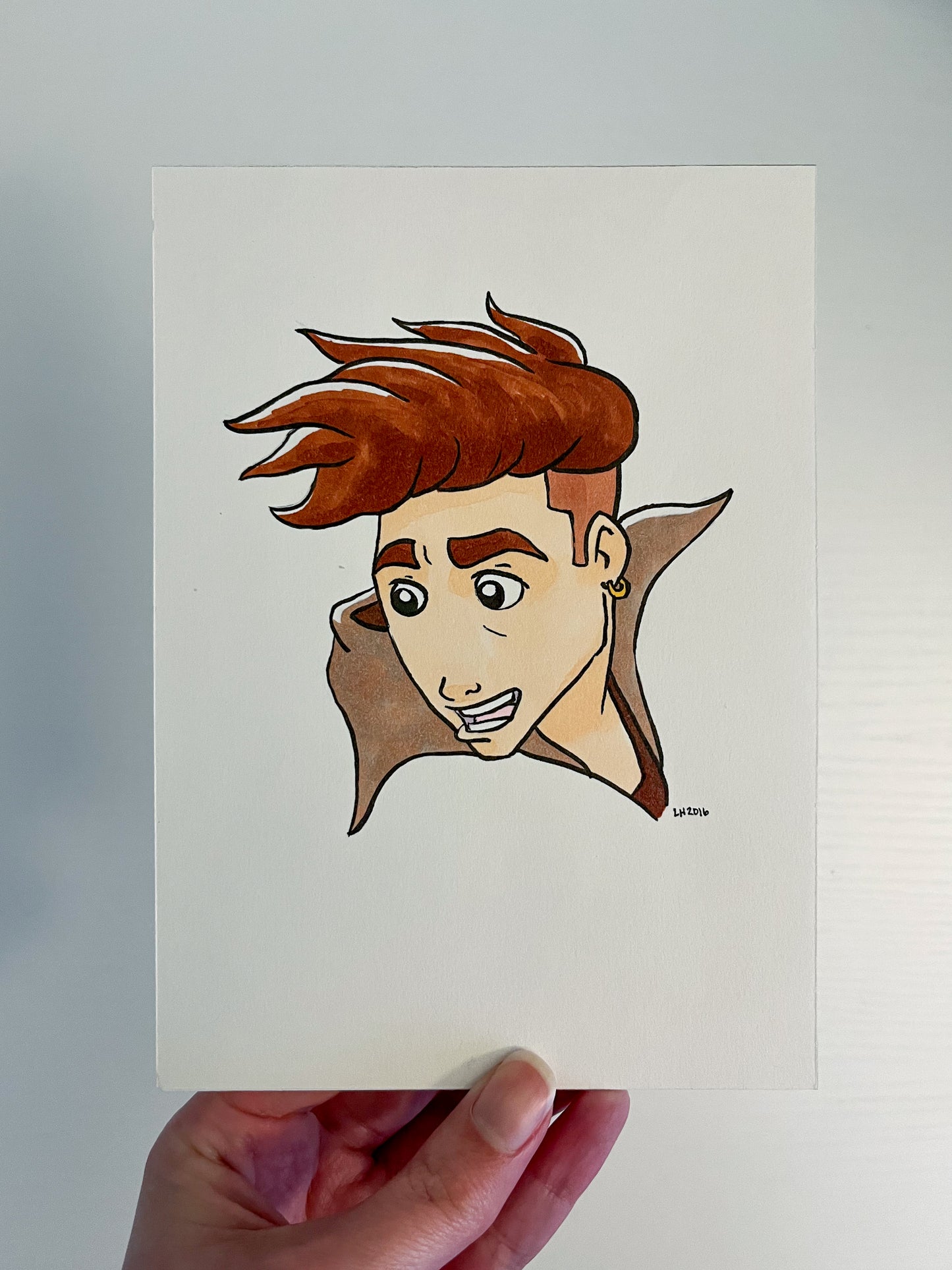 Original Ink Illustration - Jim Hawkins