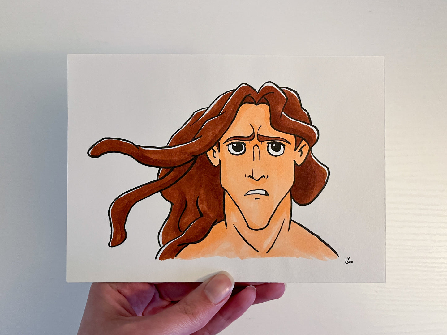 Original Ink Illustration - Tarzan