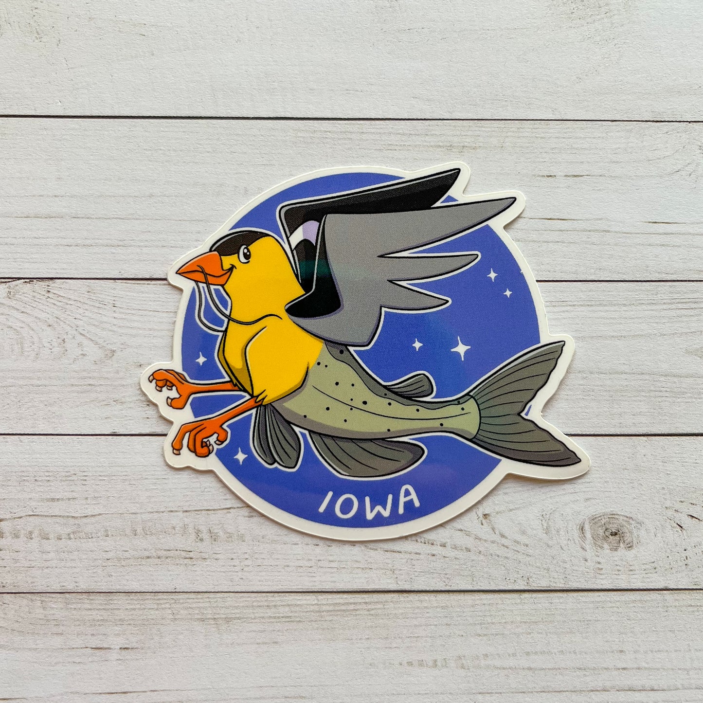 State Griffin: Iowa Vinyl Sticker