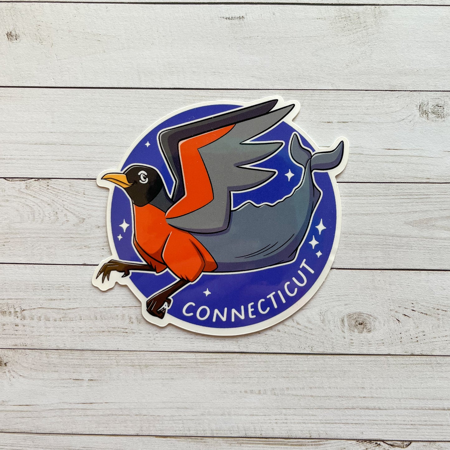 State Griffin: Connecticut Vinyl Sticker