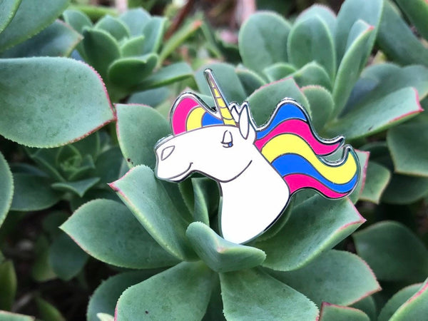 Pride-icorns! Pride Unicorn Enamel Pin - Pansexual