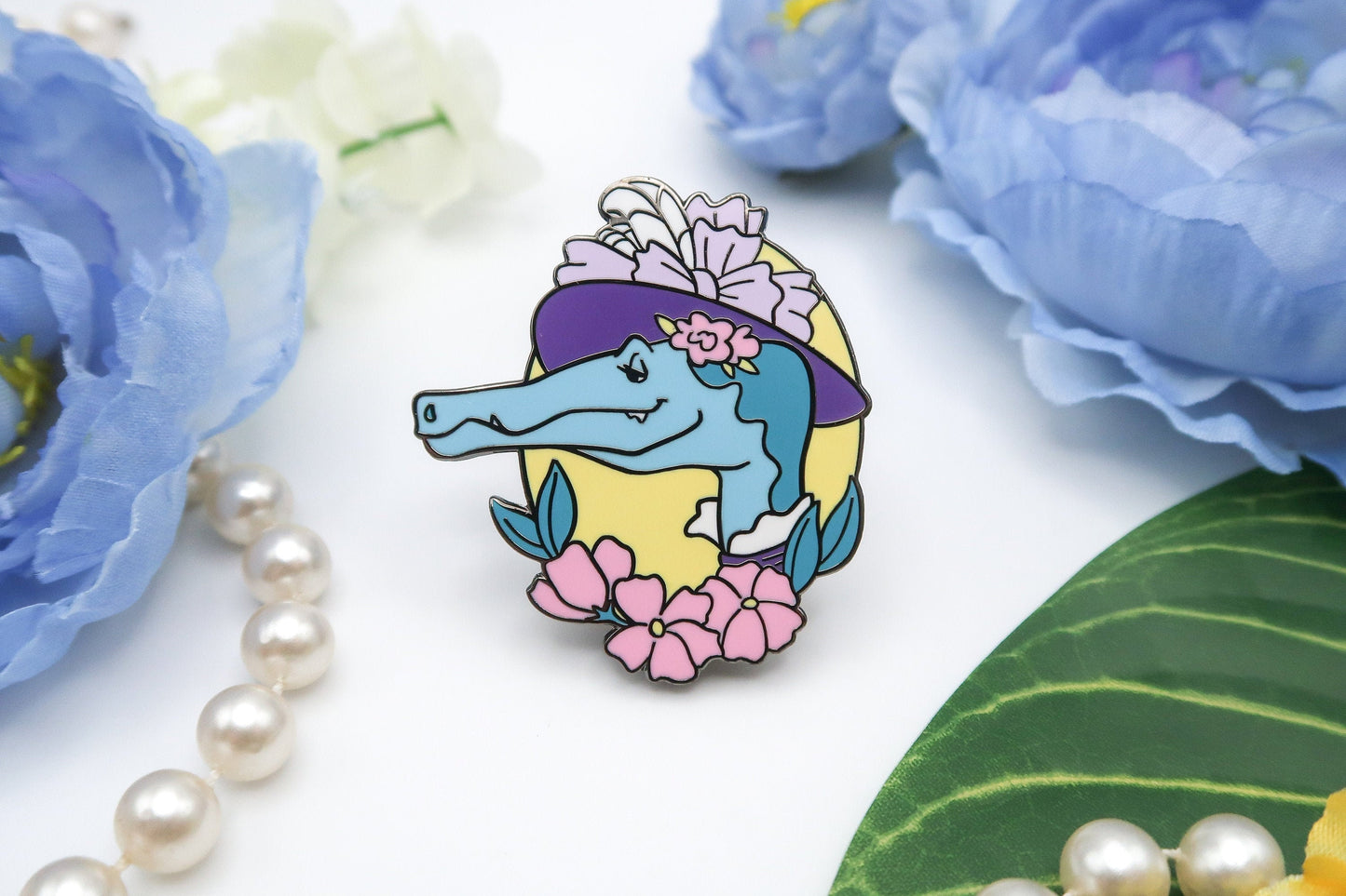 Dapper Dinos - Lucinda Spinosaurus Enamel Pin