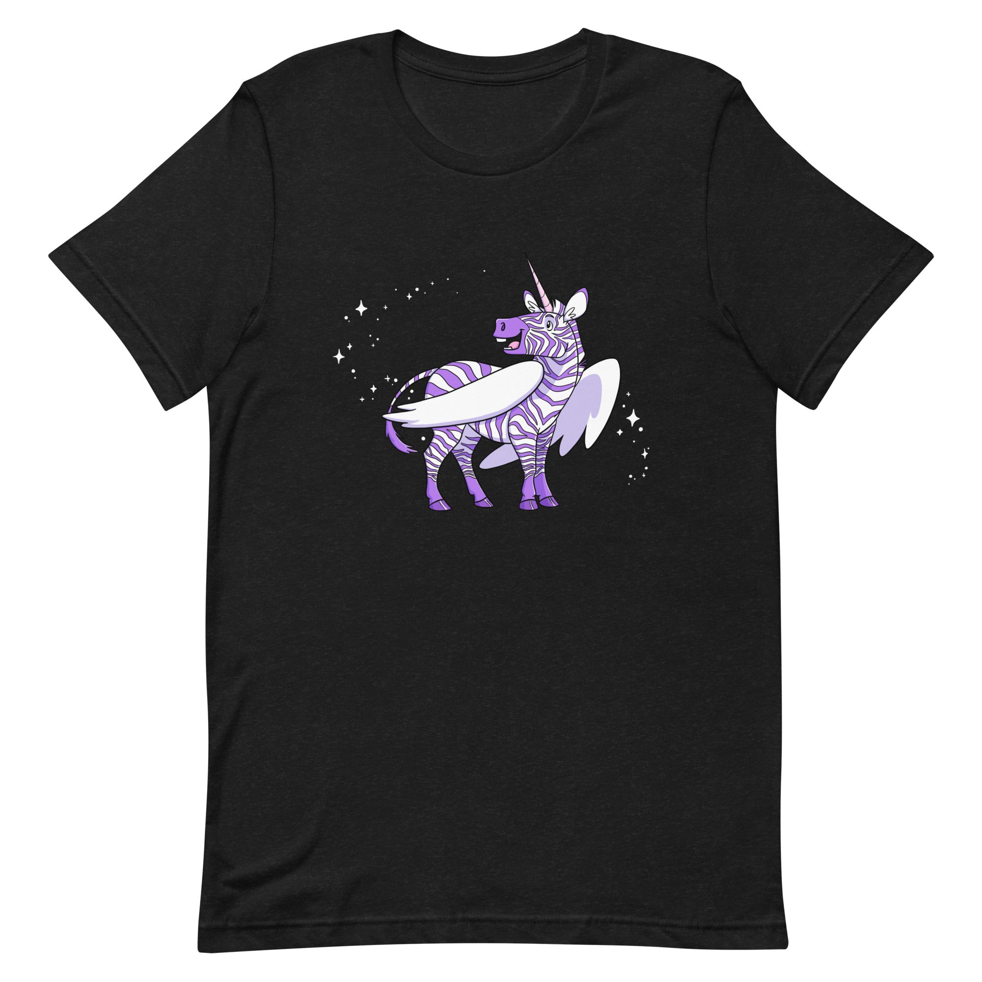 Zebra Unicorn Pegasus Unisex T-shirt