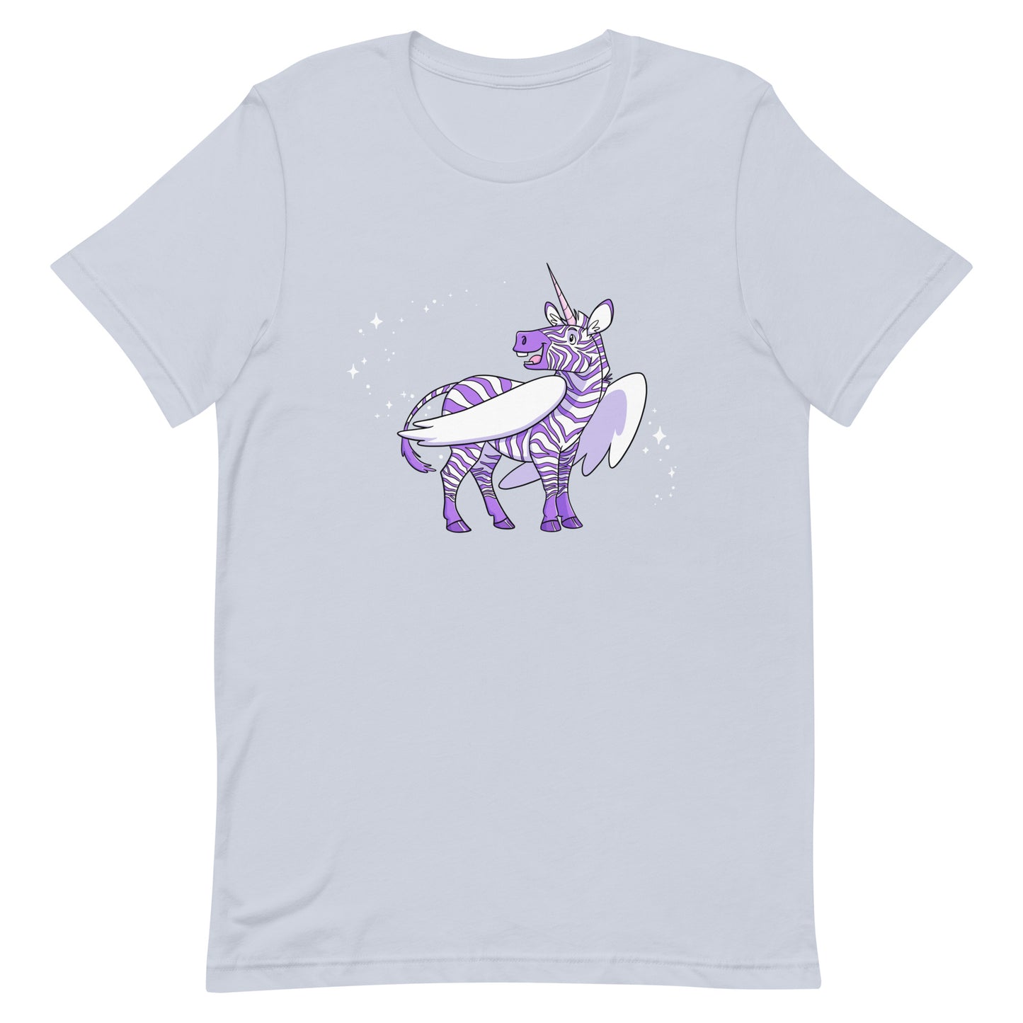 Zebra Unicorn Pegasus Unisex T-shirt