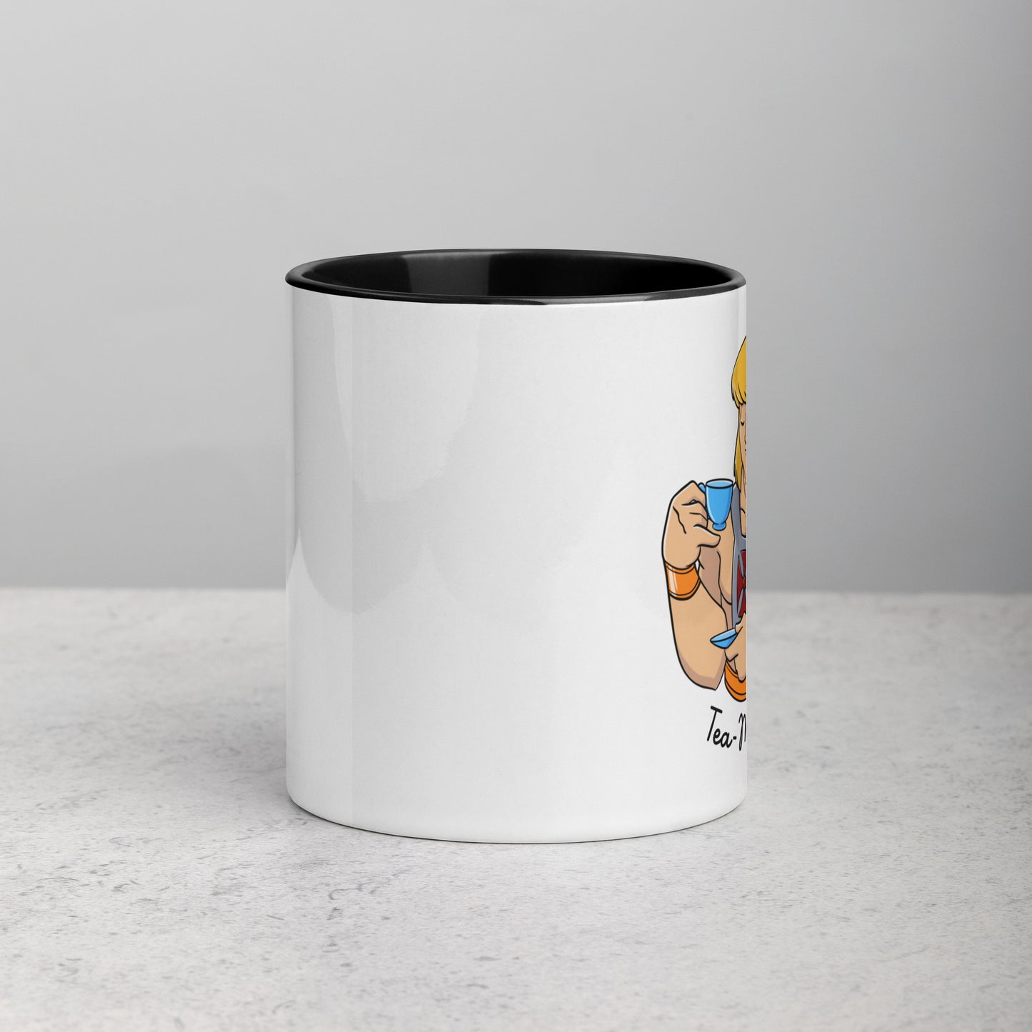Tea Man Mug with Color Inside