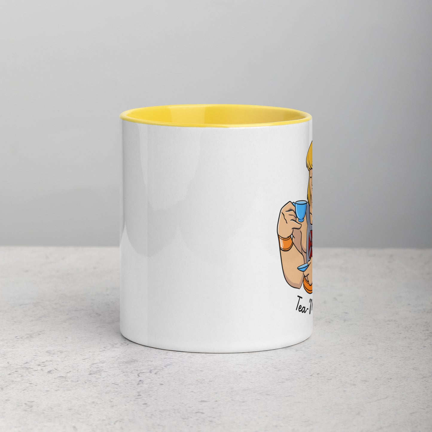 Tea Man Mug with Color Inside